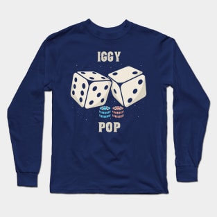 Dice Iggy pop Long Sleeve T-Shirt